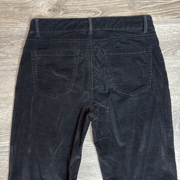 Peruvian Connection Zoe Velveteen Mid-Rise Skinny Jeans in Black Sz 6 - Picture 7 of 13